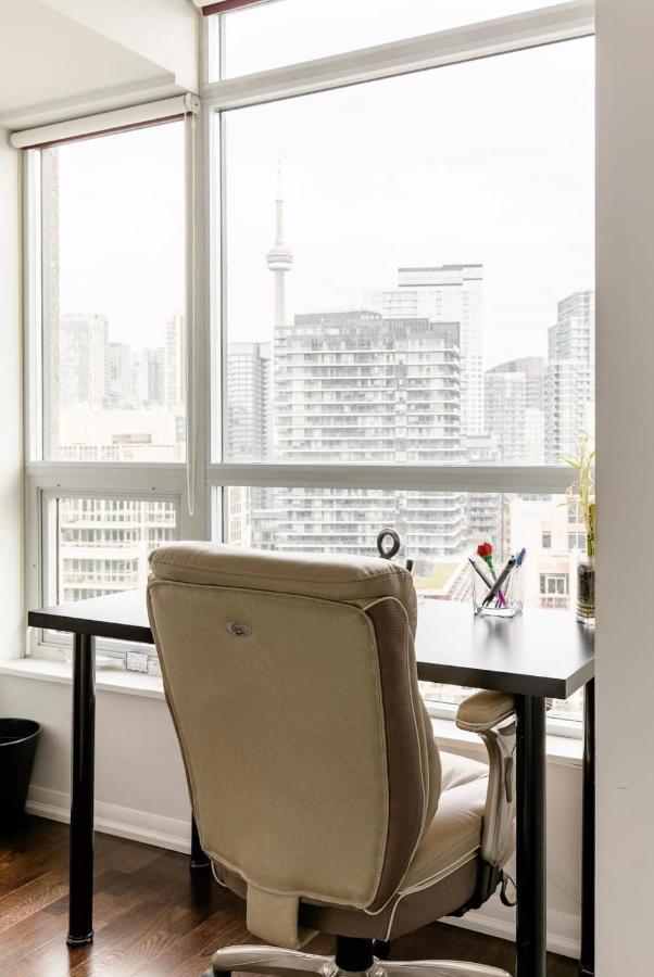 Ferienwohnung Downtown Toronto+Free Parking+Cn Tower View Exterior foto